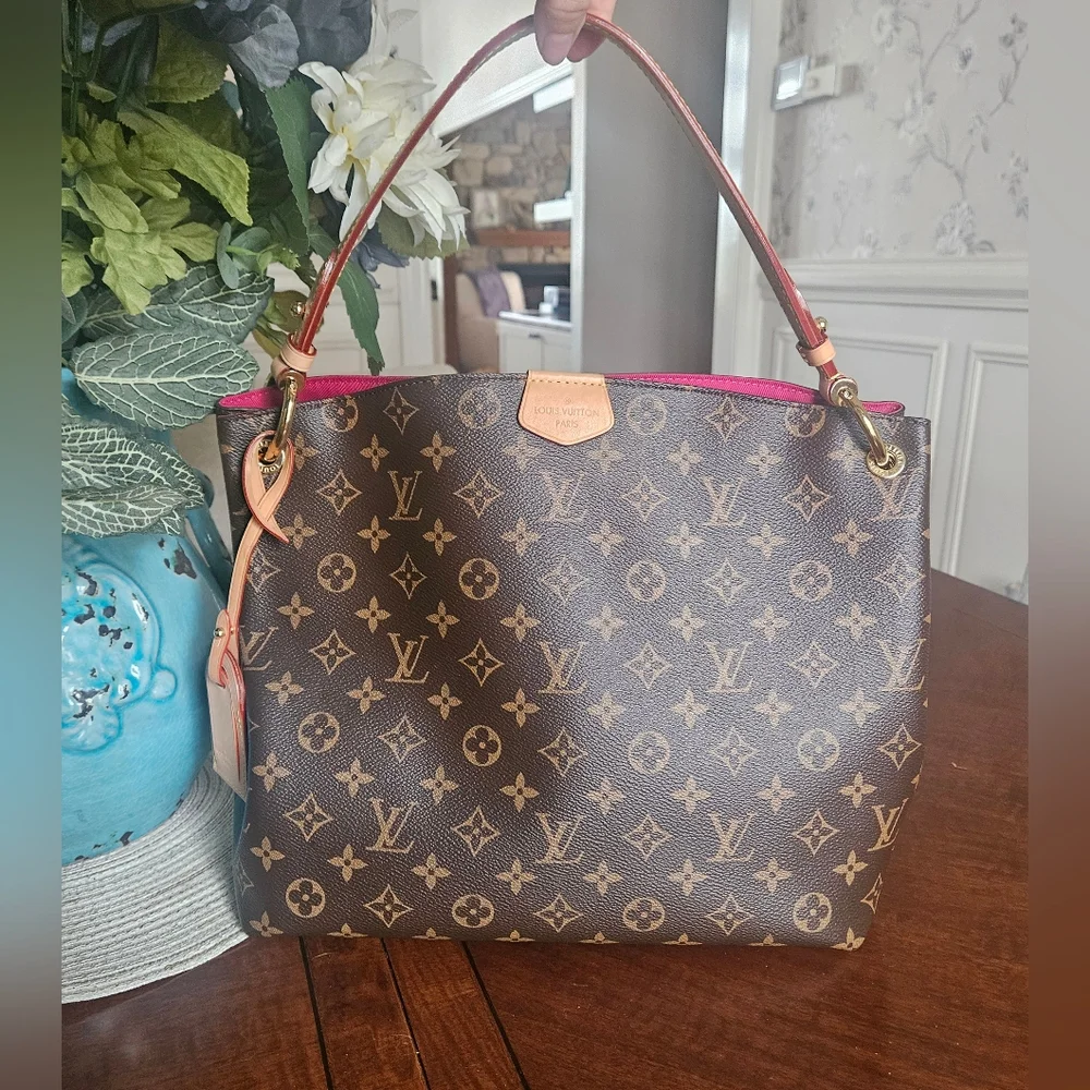 Louis Vuitton Graceful PM With Peony Interior EUC W/Box And Dustbag - Picture 1 of 12